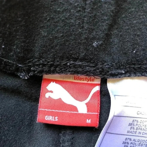 Puma  Girls Black Capri Pants Size Medium - Picture 9 of 15